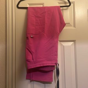 FIGS Large/Tall Pink Yola Skinny Scrubs